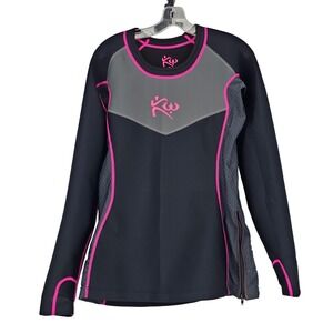 Kutting Weight Sauna Shirt XL Black Pink Neoprene Heat Generating Athletic Wear